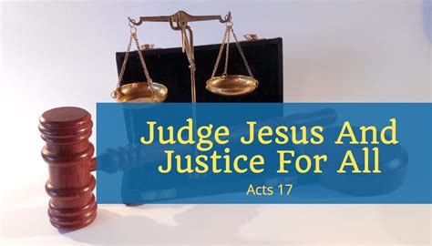 Judge Jesus And Justice For All Victory Baptist
