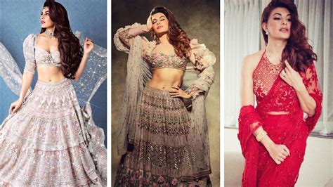 Jacqueline Fernandez The Gorgeous Actress Can Carry Ethnic Wear As