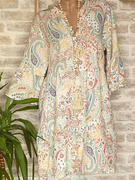 Check spelling or type a new query. 38 40 42 Hammer oversize Tunika Bluse Kleid Paisley Muster ...