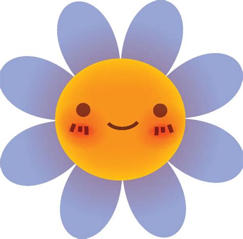 Download 180,000+ royalty free flower cartoon vector images. Cute Blushing Flower Cartoon Emoji #2 Vinyl Decal Sticker ...