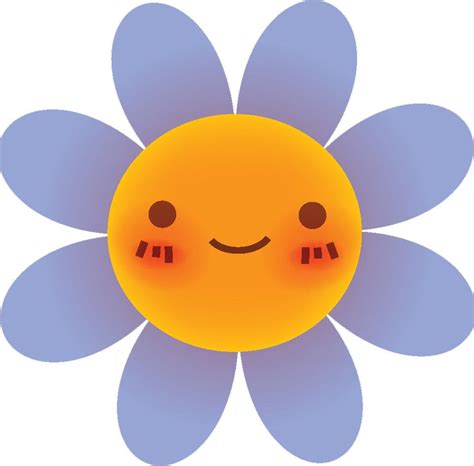 See more ideas about flowers, cute, cartoon flowers. Cute Blushing Flower Cartoon Emoji #2 Vinyl Decal Sticker ...