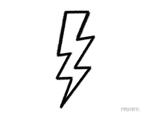 Lightning Bolt Symbol Drawing For Kids Prb Arts