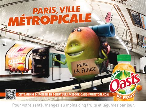 1 photo + texte perso. Oasis fait son tour de France | Pub en stock