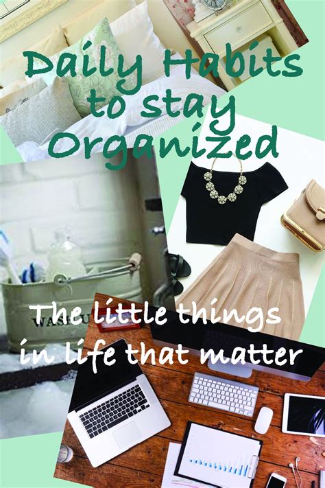 Forming Daily Habits Can Help You Stay Organized Closet Organization