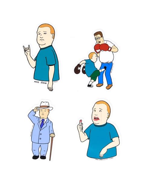 King Of The Hill Bobby Hill Sticker Decal Pack 01 Etsy