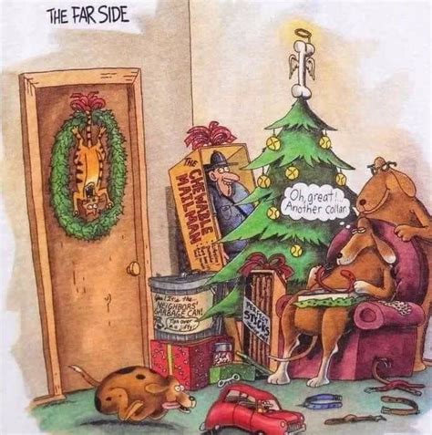 Oh Great Another Collar Christmas Humor The Far Side Far Side