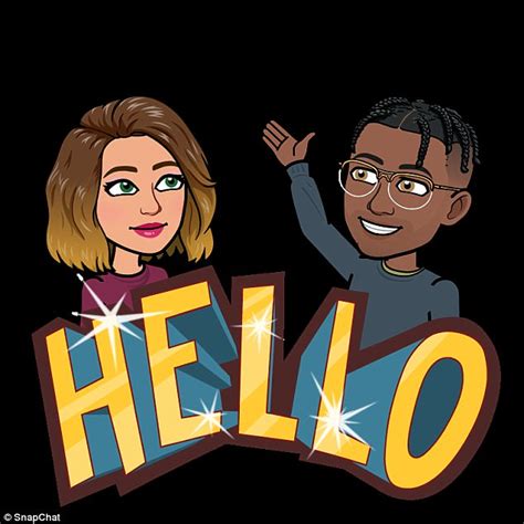 Snapchat Unveils New Bitmoji Avatars Daily Mail Online