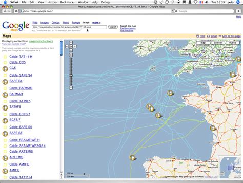Google Spreadsheet Mapper within Google Ocean : Marine Data For Google Maps / Google Earth — db ...