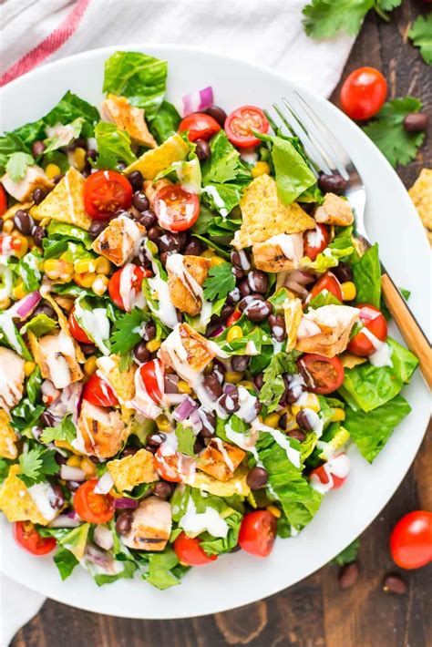 You never know what you're gonna get. BBQ Chicken Salad {Better Than a Restaurant!} - WellPlated.com