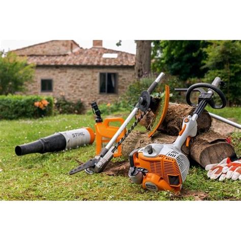 It cuts through everything as if it was butter! Stihl KM56RC-E Combi - Engine, 27.2cc - TFM Farm & Country Superstore