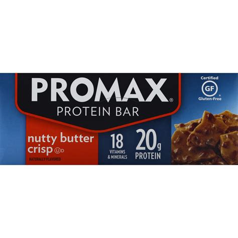 Promax Protein Bar Nutty Butter Crisp 12 Each Instacart