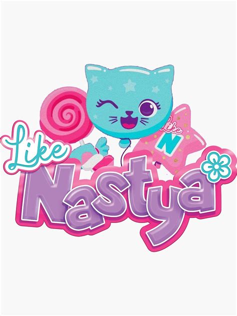 Like Nastya Sticker For Sale By Hstlrs Redbubble
