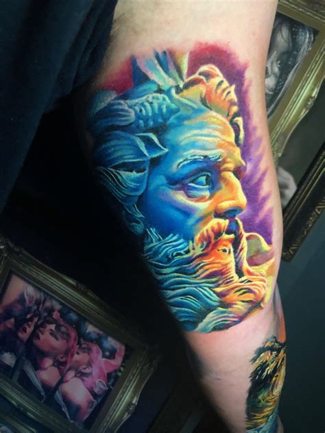 Poseidon Tattoo By Tibor Limited Availability At Redemption Tattoo