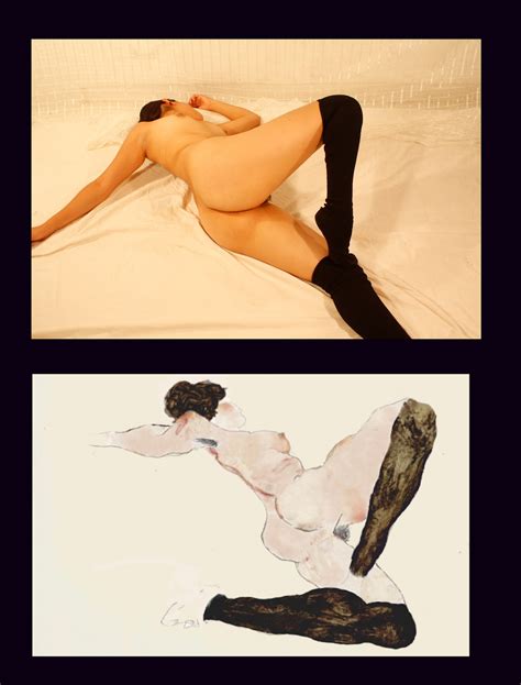 La Dama Desnuda Egon Schiele
