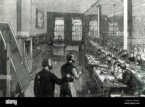 Ragged School Classroom At One Of The Charity Organisation Schools
