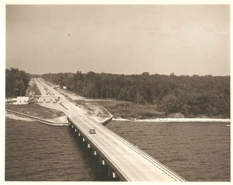 The Causeway Bridge Mandeville End 1956 Connects North And South