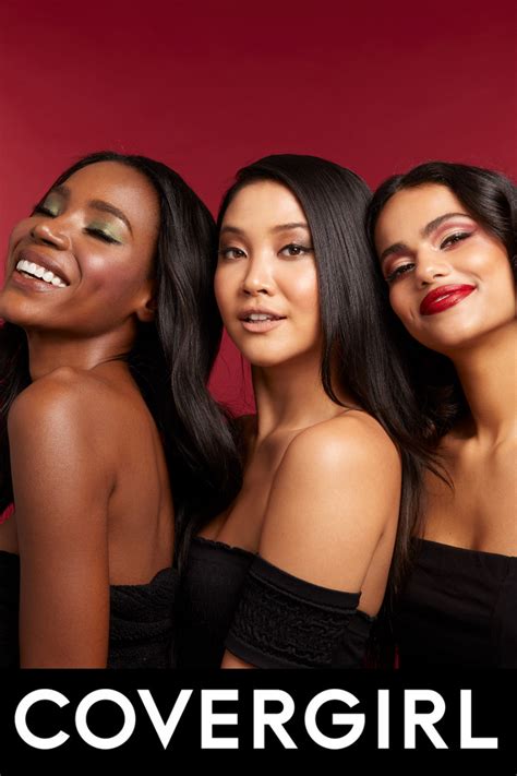 Holiday Glam 2019 Covergirl Eyes Lips Face Model Poses