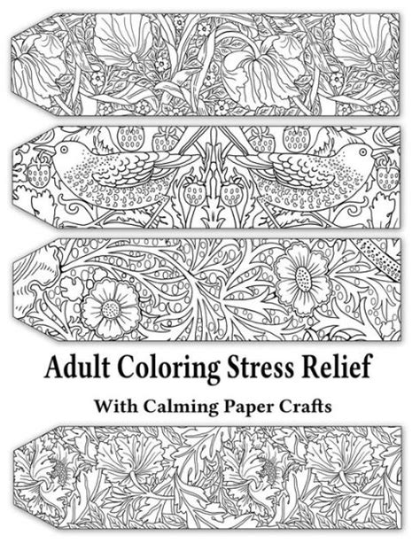 Adult Coloring Stress Relief With Calming Paper Crafts Adult Coloring