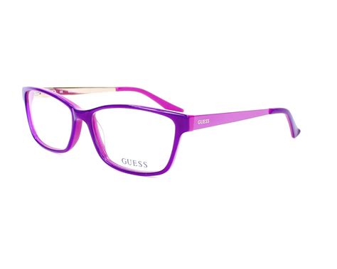 Guess Eyeglasses Gu 2538 075 Purple Visionet Usa