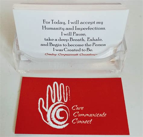 Just For Today Compassion Mantra Cards Etsy