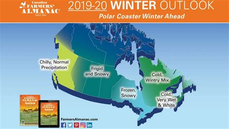 A Winter Divided Canadian Farmers Almanac Releases A Compelling