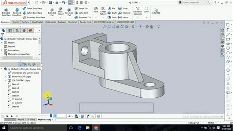 Solidworks Tutorials 3d Part Modelling Practice In Solidworks Youtube