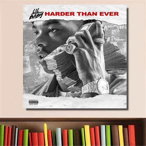 Lil Baby Harder Than Ever Poster Album Music Cover Art