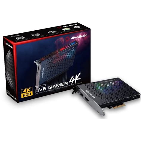Avermedia Live Gamer 4k 4kp60 Hdr Capture Card Ultra Low Latency For Broadcasting And Recording