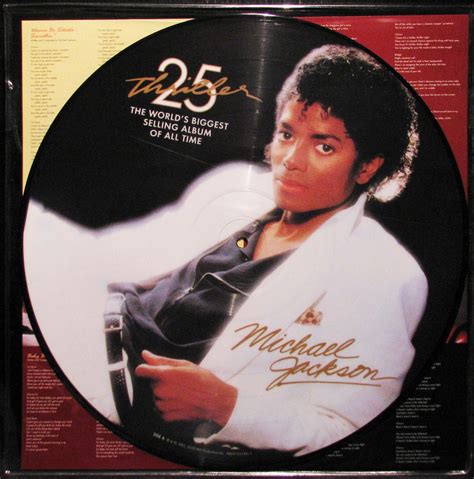 Michael Jackson Thriller 25 180g Vinyl Lp Picture Disc Record
