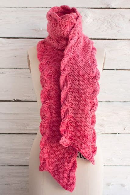 16 Cable Knit Scarf Patterns The Funky Stitch