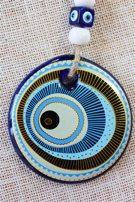 Blue Painted Evil Eye Wall Decor Shop Of Turkey Buy From Turkey