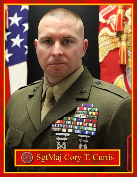 Sgt Maj Cory Curtis 6th Marine Corps District Biography