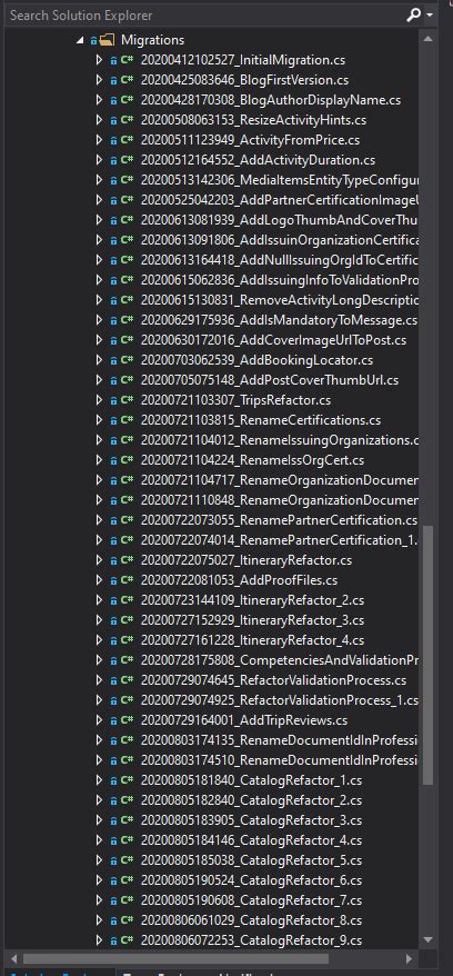 Sobre Migraciones Con Entity Framework Core Juan G Carmona