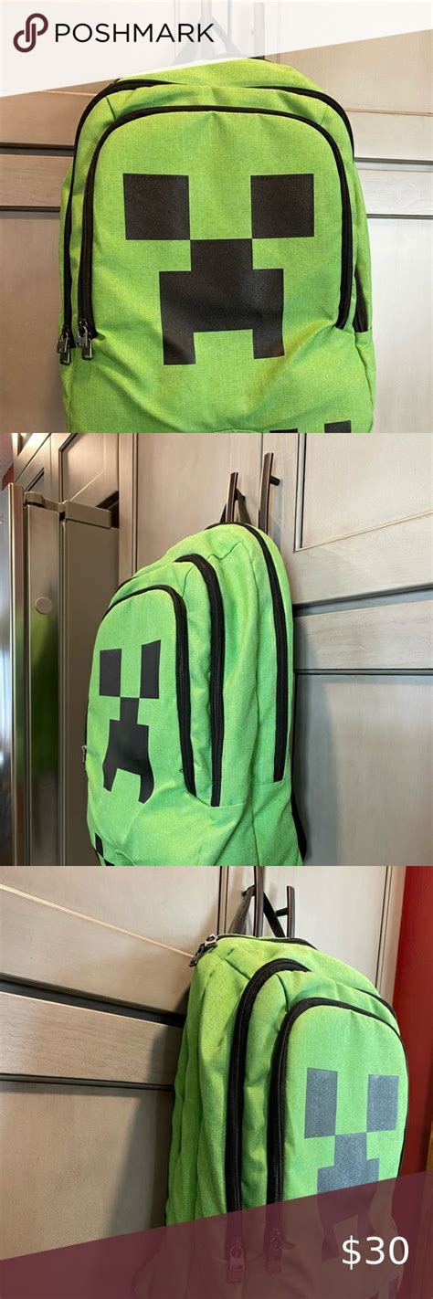 Think Geek Minecraft Creeper Backpack Backpacks Think Geek Geek Stuff