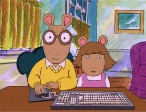 Arthur And Dw Shocked At What They Are Seeing On The Computer