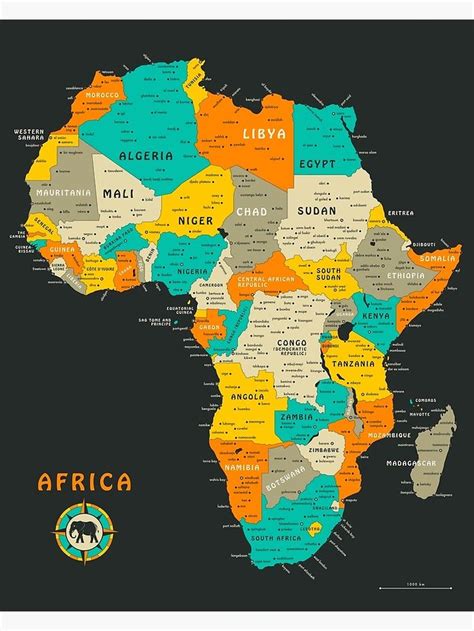 Africa Map Photographic Print By Jazzberryblue Africa Map African