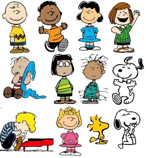 The Gang Individual Files Charlie Brown Characters Snoopy