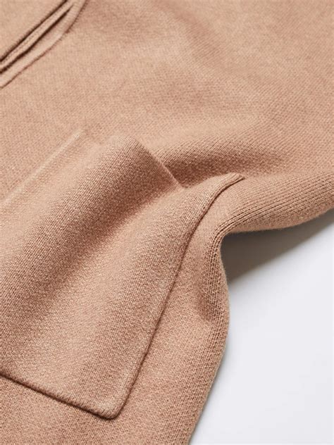 Mango Ringo Longline Coatigan, Camel