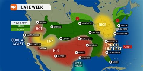 Extreme Heat To Ease Across Southern Plains While Moving Into The Southeast Breaking Weather