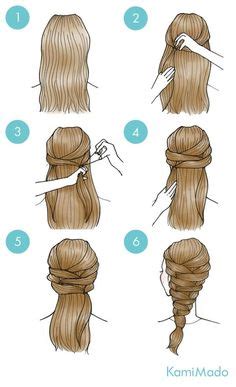 Use an elastic band to secure the end and use hair. 22 Best rubber band hairstyles images | Girl hairstyles ...