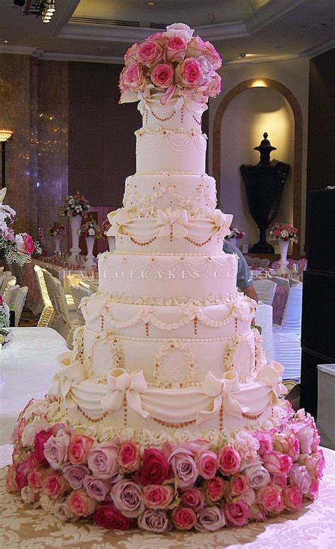 yours forever extravagant wedding cakes pink wedding cake tall wedding cakes
