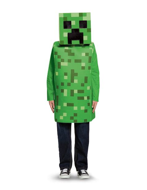 Costume Creeper Classico Minecraft Bambino Costumi Bambinie Vestiti