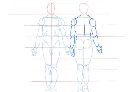 Как рисовать тела — Пошаговые уроки рисования