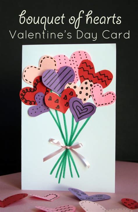 Bouquet Of Hearts Card For Valentines Day Make And Takes