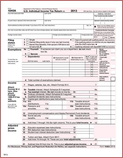 Irs Form 1040 Schedule D Fillable 1040 Form Printable