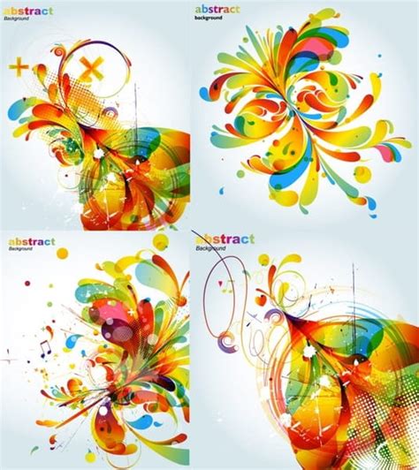 Abstract Colorful Fashion Pattern Vector Eps Uidownload