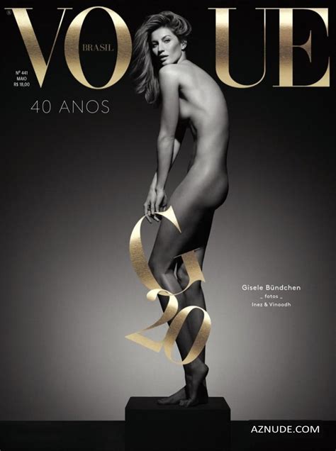 Gisele Bundchen Naked For Vogue In Brazil Aznude