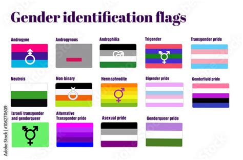 Lgbt Gay Flags Flat Vector Illustration Homosexual Couple Pride