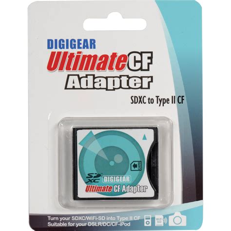 Digigear Extreme Sd Hc Xc To Cf Adapter Sdxcf Bandh Photo Video