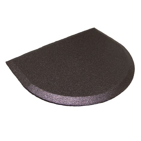 PTSM202434 Semi Circle Salon Rubber Floor Mat